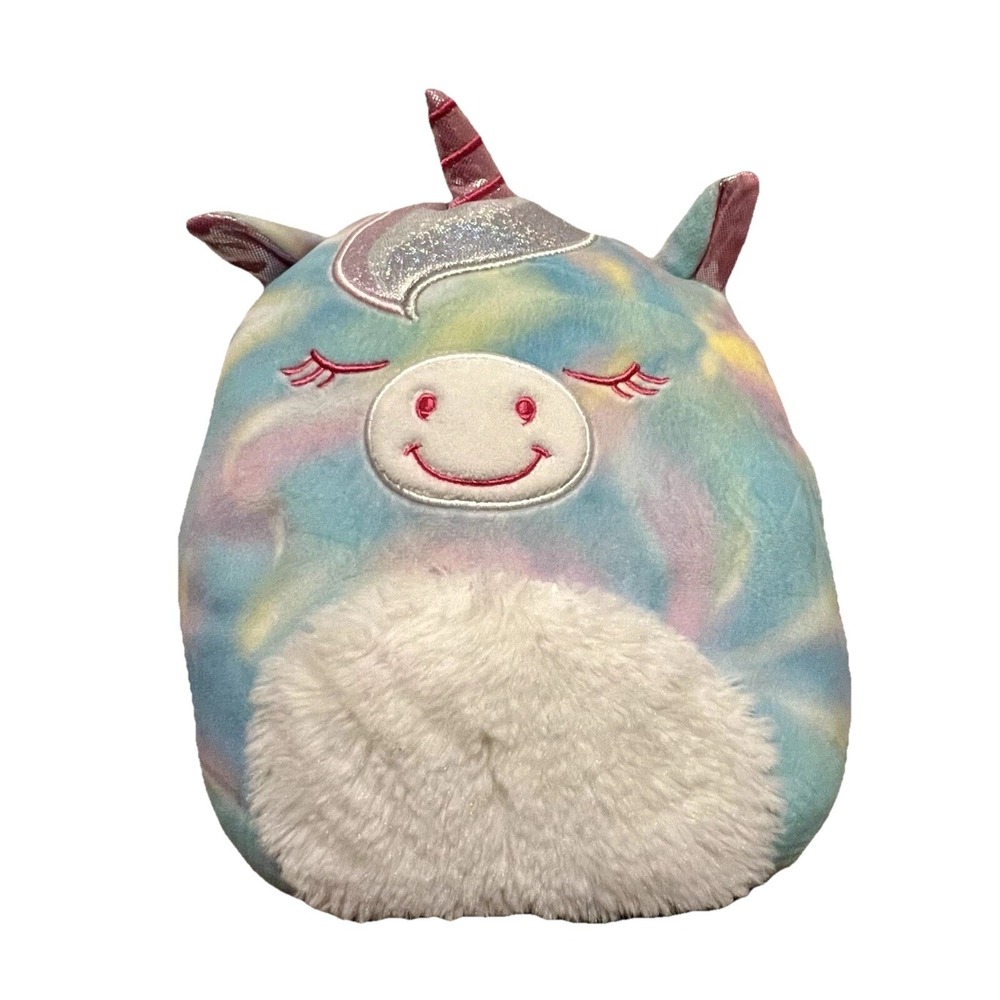 Squishmallows Mystery Squad Ilene Rainbow Tie Dye Unicorn 9in‎ Kellytoy